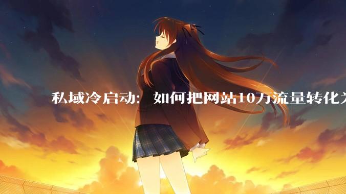 私域冷启动：如何把网站10万流量转化为微信3000铁粉？ - *