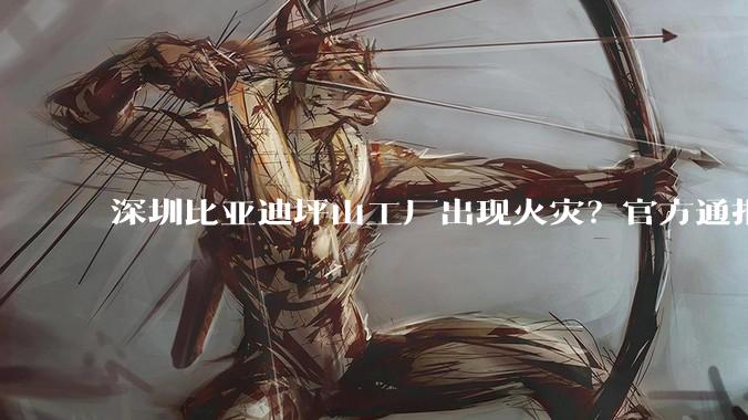 深圳比亚迪坪山工厂出现火灾？官方通报：一立体车库发生火情_应急_山区_火势