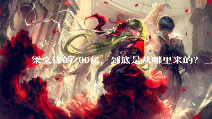 梁文锋的200亿，到底是从哪里来的？_量化_DeepSeek_资金