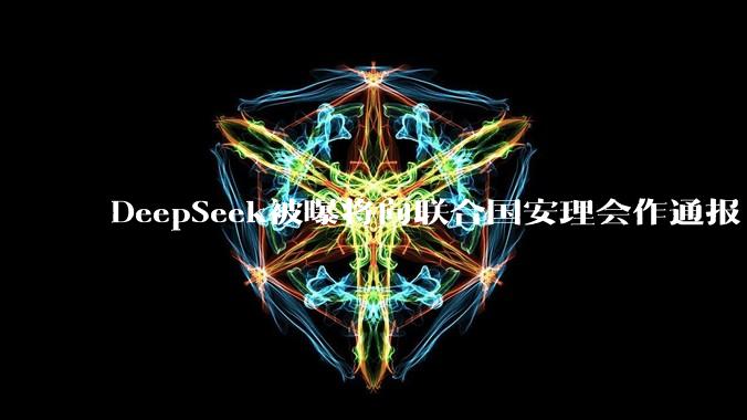 DeepSeek被曝将向联合国安理会作通报 梁文锋或不出席_人工智能_风险_全球