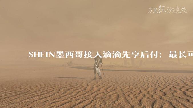 SHEIN墨西哥接入滴滴先享后付：最长可分12个月 - *