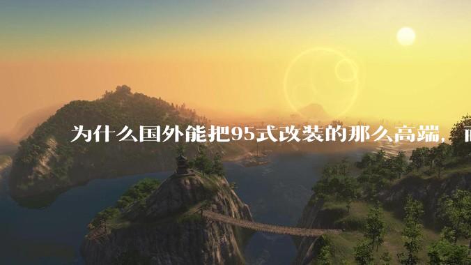为什么国外能把95式改装的那么高端，而国内即使是特种部队用的95式几乎连战术配件都没有？